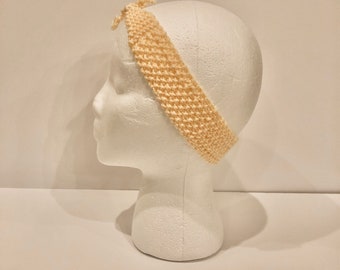 Yellow Knot Headband | Knitted Headband | Hair Accessory | Tied Knitted Headband | Yellow Accessory | Knitted Earwarmers