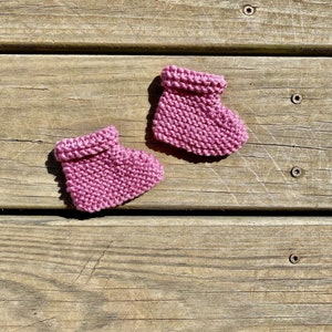 Baby Booties | Knit Baby Booties | Newborn Baby Gift | Baby Shower Gift | Gender Reveal | Baby Gift | Newborn Socks