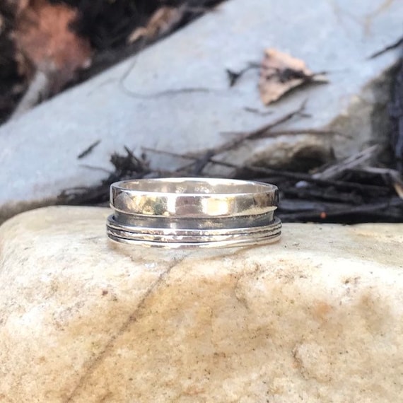 HTF Love-Cherish-Inspire-Dream Ring by Silpada Designs Retired Vintage Sterling Silver R2821