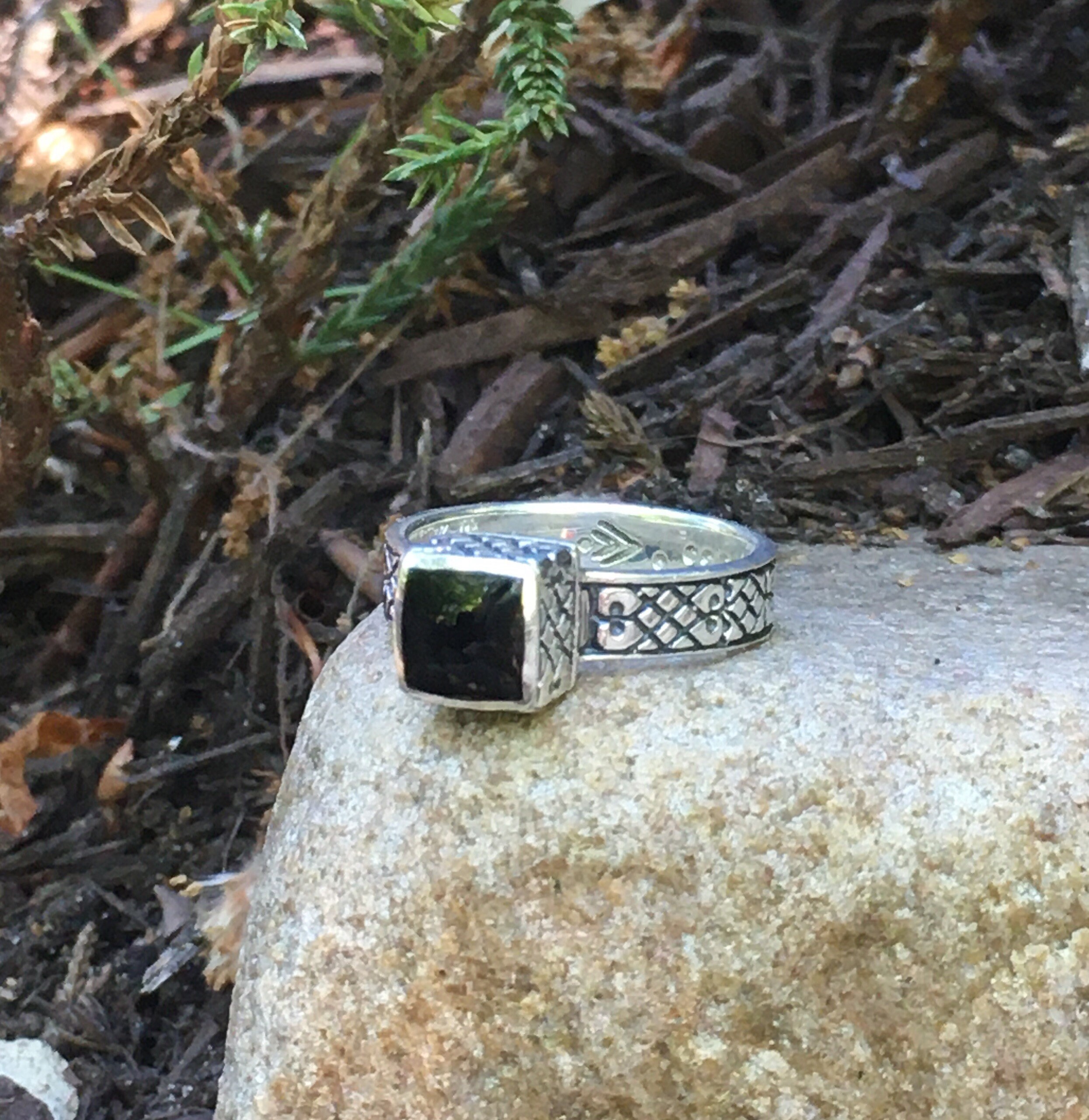 Silpada black outlet onyx ring