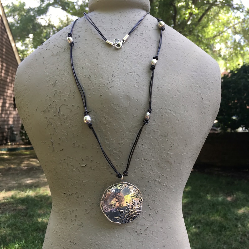 N3111 Sterling Silver Vintage Retired Prince and the Pauper Necklace
