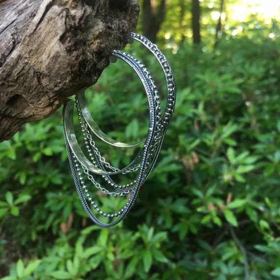 P3188. High Life Hoop Earrings by Silpada Designs. Sterling Silver