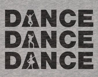 Plotterdatei "DANCE" für Shirts [DXF, SVG]