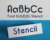 Stencil Font for Cutting Machines 