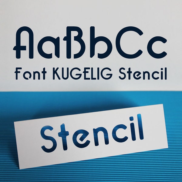 Stencil Font for Cutting Machines 