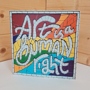 Art is a Human Right card