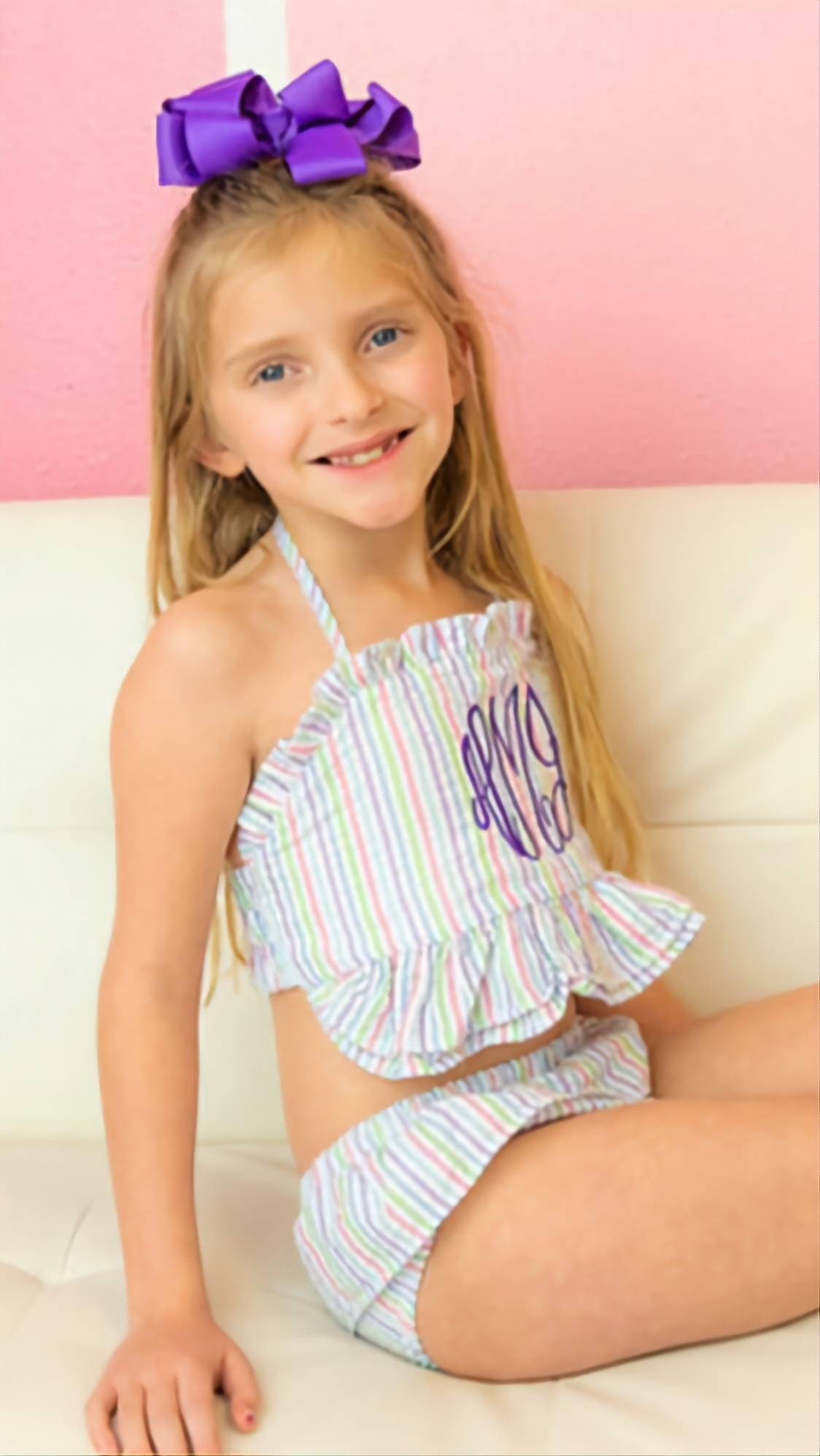Two Piece Bathing Suits for Little Girls 