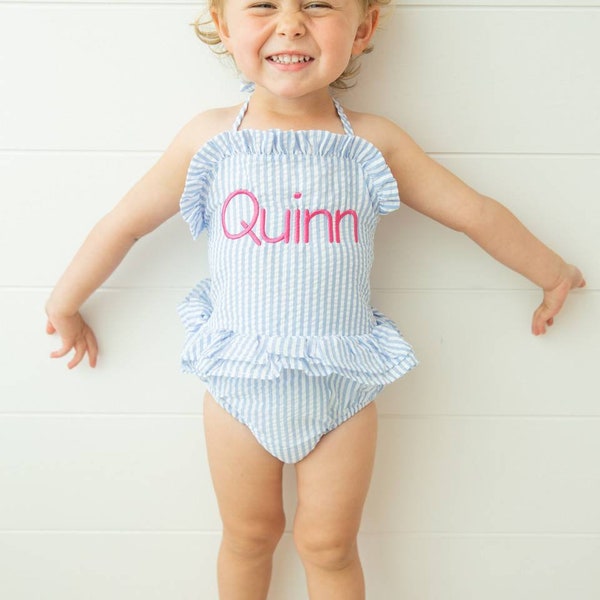 Monogrammed Swimsuit Etsy