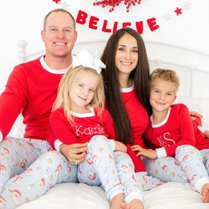 Milk and Cookies Matching Sibling 2 piece Pajamas, Matching Family Pajamas, 2 pc Milk and cookies Pajamas, Unisex Pajamas, Family Pajamas