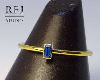 Ein Safir Cabochon ca blau //// P-BOX 3,5 mm Rund echter Saphir