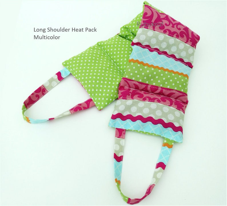 Large Long Heat Pad Red Beans Heat Pad With Handles Shoulder Etsy