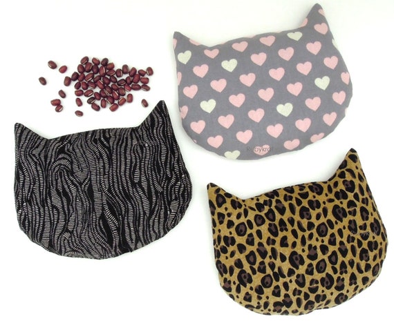 Cat Heating Pad Red Beans Microwave Heat Pad Cat Pain Relief