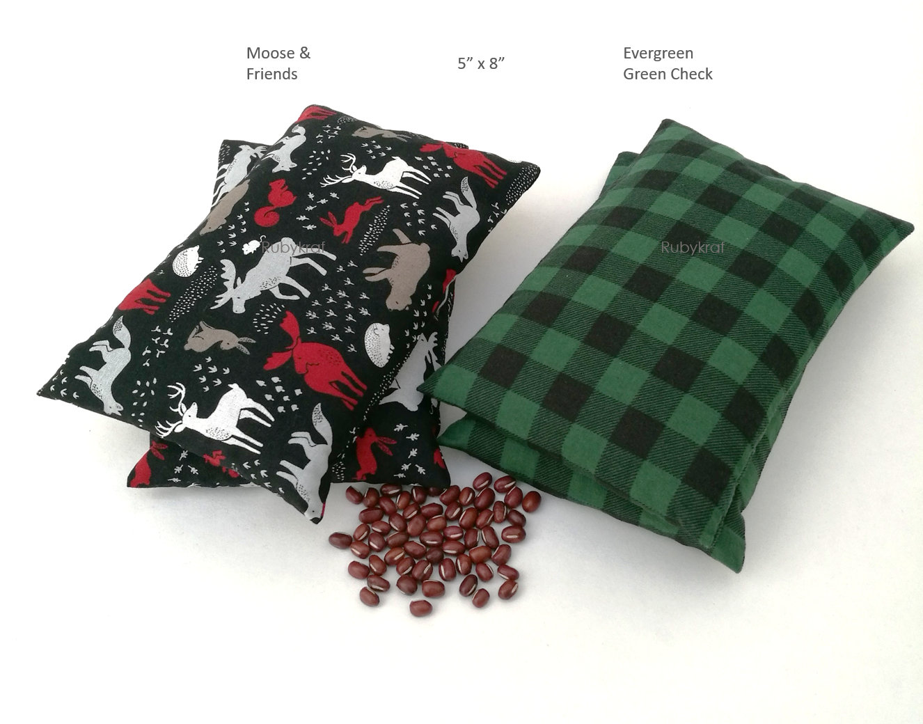 Large Heating Pad Red Beans Bag Neck and Shoulder Heat Pad Etsy