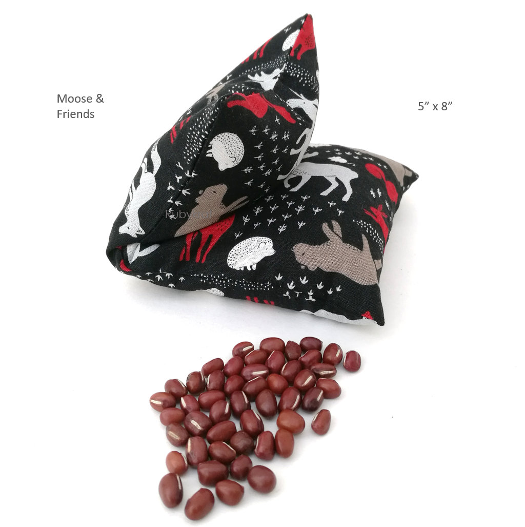 Large Heating Pad Red Beans Bag Neck and Shoulder Heat Pad Etsy