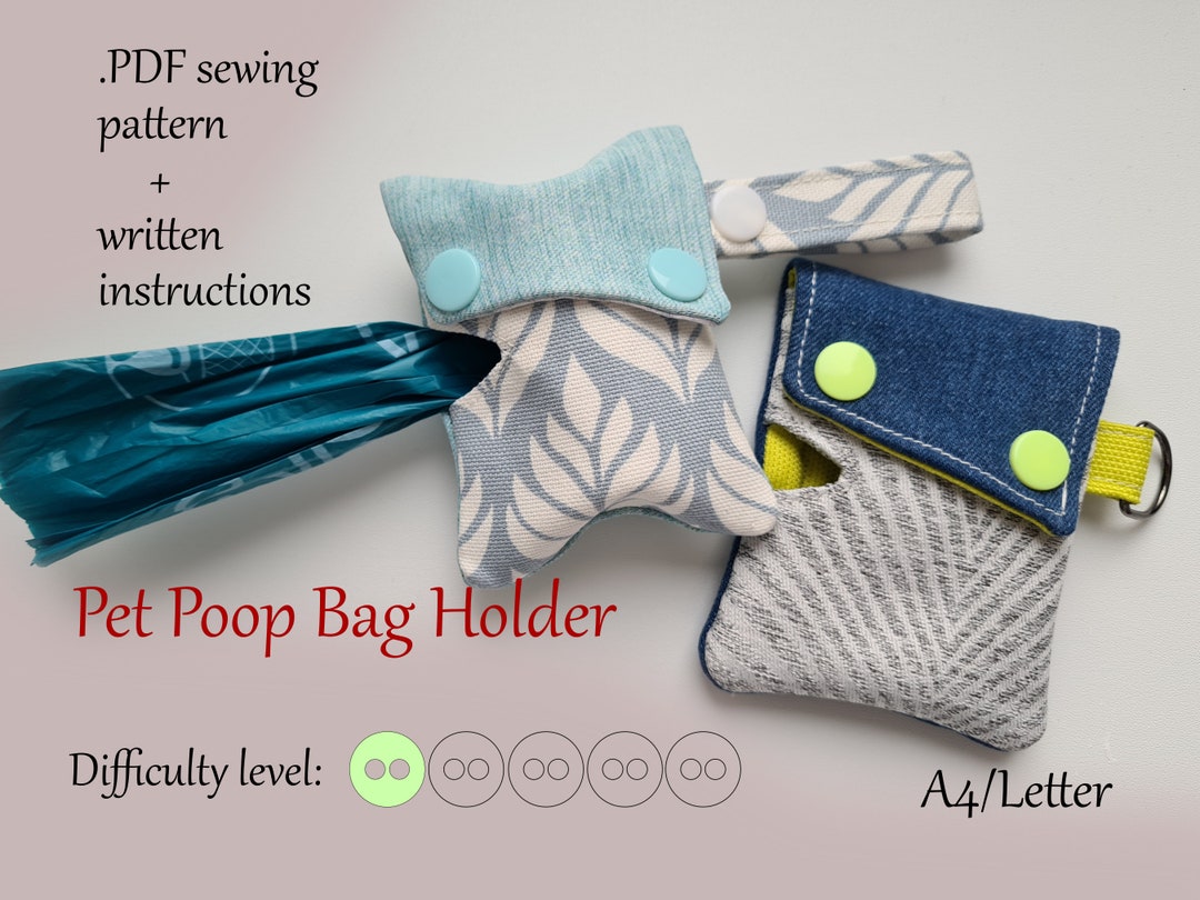 PDF Sewing Pattern Dog Poop Bag Holder Etsy