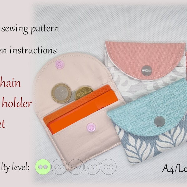 Snap Wallet Pattern Etsy