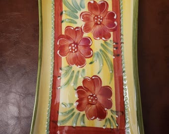 Vintage Handpainted French Dish