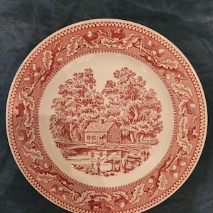 Vintage Royal Ironstone Memory Lane Dinner Plate