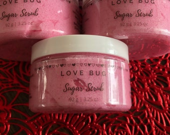 Love Bug Sugar Scrub - Body Scrub - Love Spell Dupe Scented