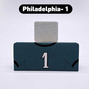 Football Philadelphia #1 Jersey Series VariStand Trading Card Display