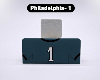Football Philadelphia #1 Jersey Series VariStand Trading Card Display
