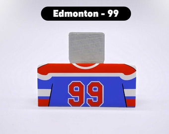 Hockey Edmonton #99 Jersey Series VariStand Trading Card Display