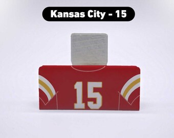 Football Kansas City #15 Jersey Series VariStand Trading Card Display