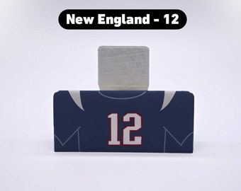 Football New England #12 Jersey Series VariStand Trading Card Display