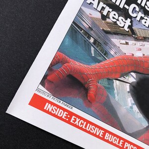 Spiderman Daily Bugle "Wanted" Newspaper Prop Replica image 6