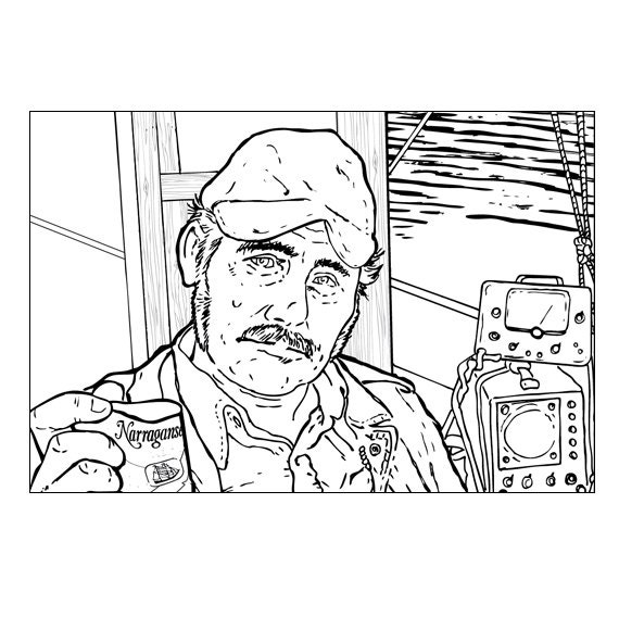 Shark Jaws Adult Coloring Book | Etsy