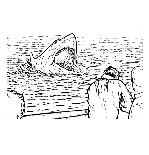 Shark Attack Coloring Sheets Coloring Pages