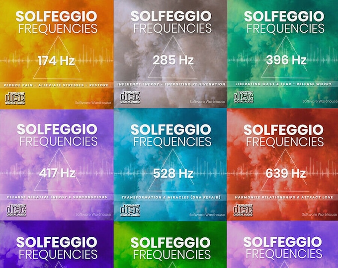 Solfeggio Healing Frequencies All Nine Audio Discs - Etsy