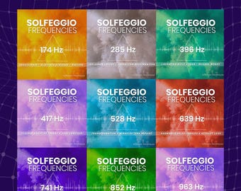 Solfeggio Healing Frequencies - 9 MP3s
