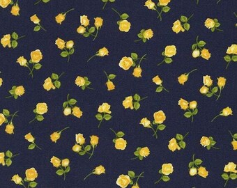 Yellow Rose Fabric Etsy