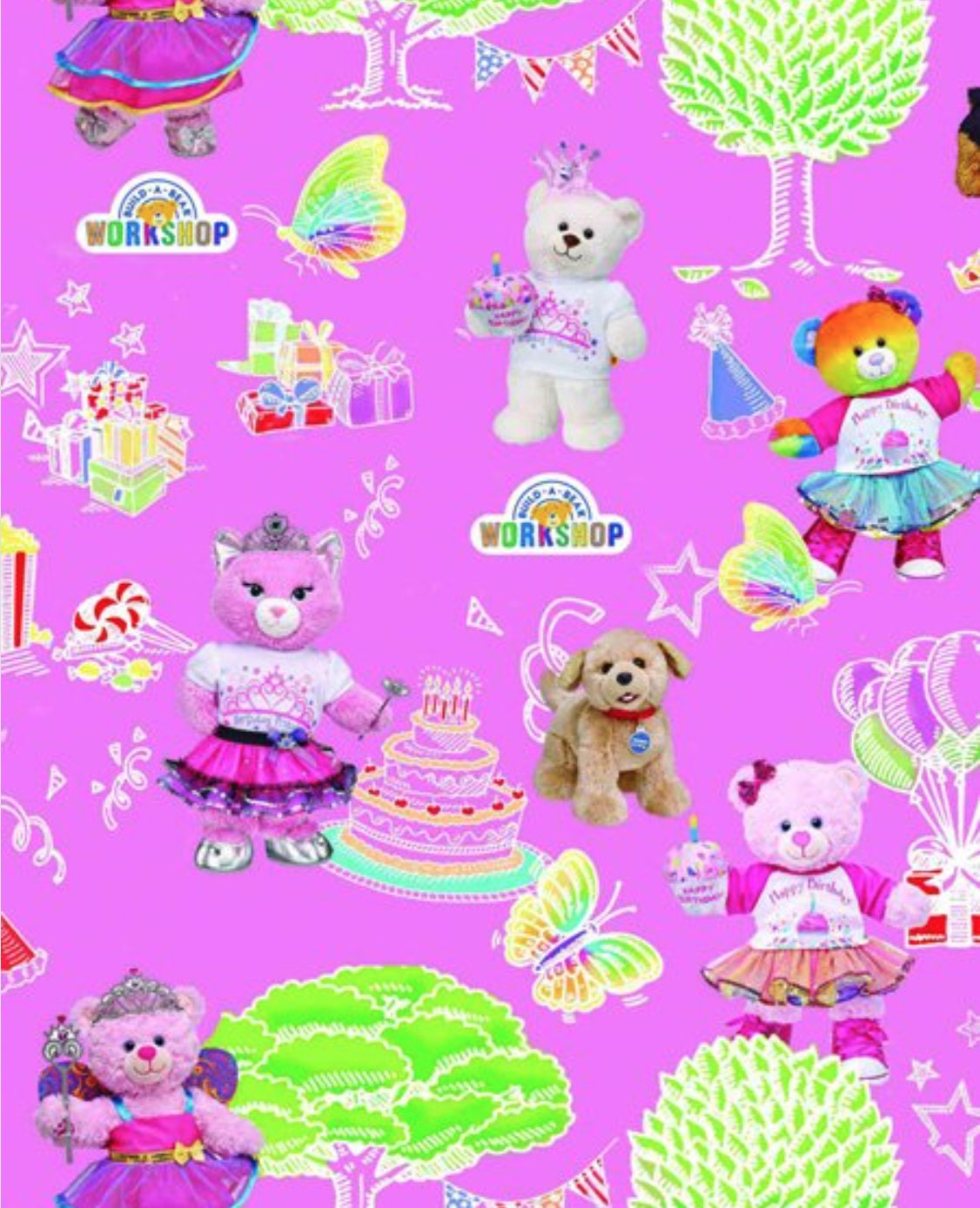 Bear Fabric Build A Bear Birthday Party In The Park With Puppies Bear Fabric Build A Bear Birthday Party In The Park With Puppies