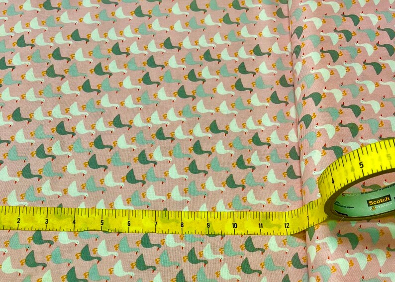 Animal Fabric Robert Kaufman Urban Zoologie Minis Pink Ducks Etsy