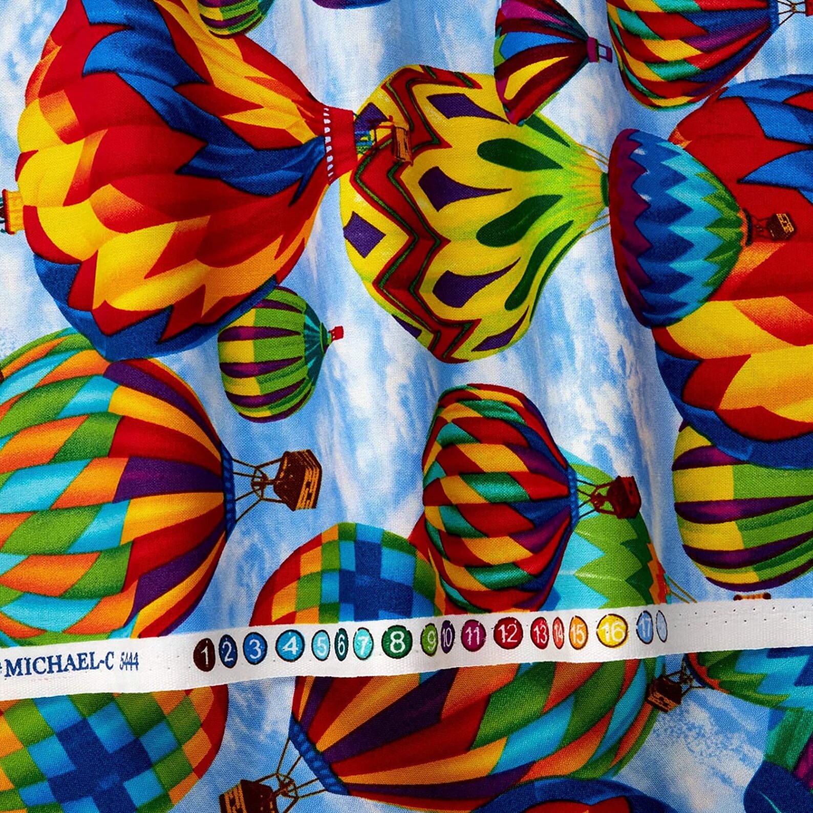 Hot Air Balloons Fabric Timeless Treasures Hot Air Balloons Etsy