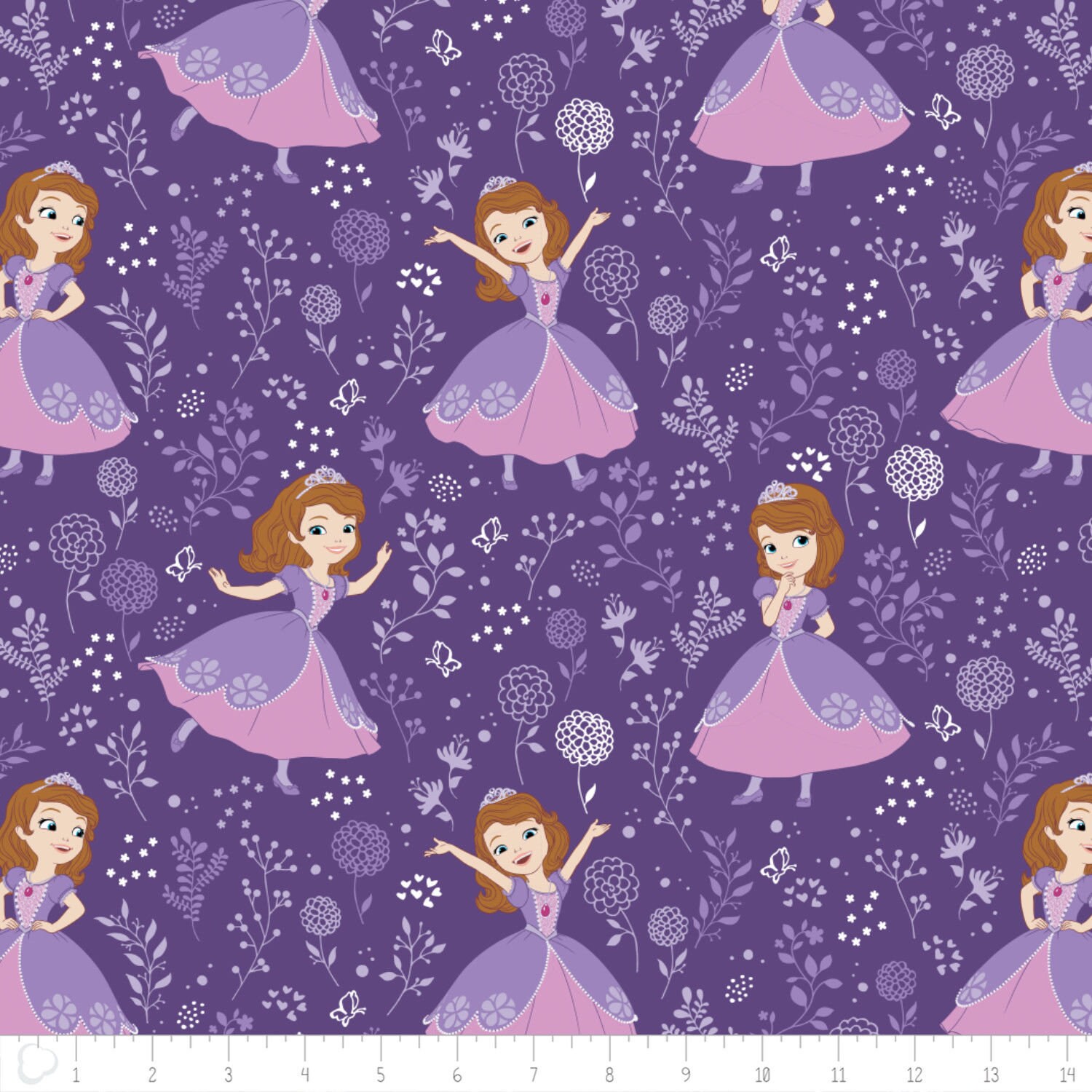 Disney Princess Fabric Camelot Disney Sofia The First