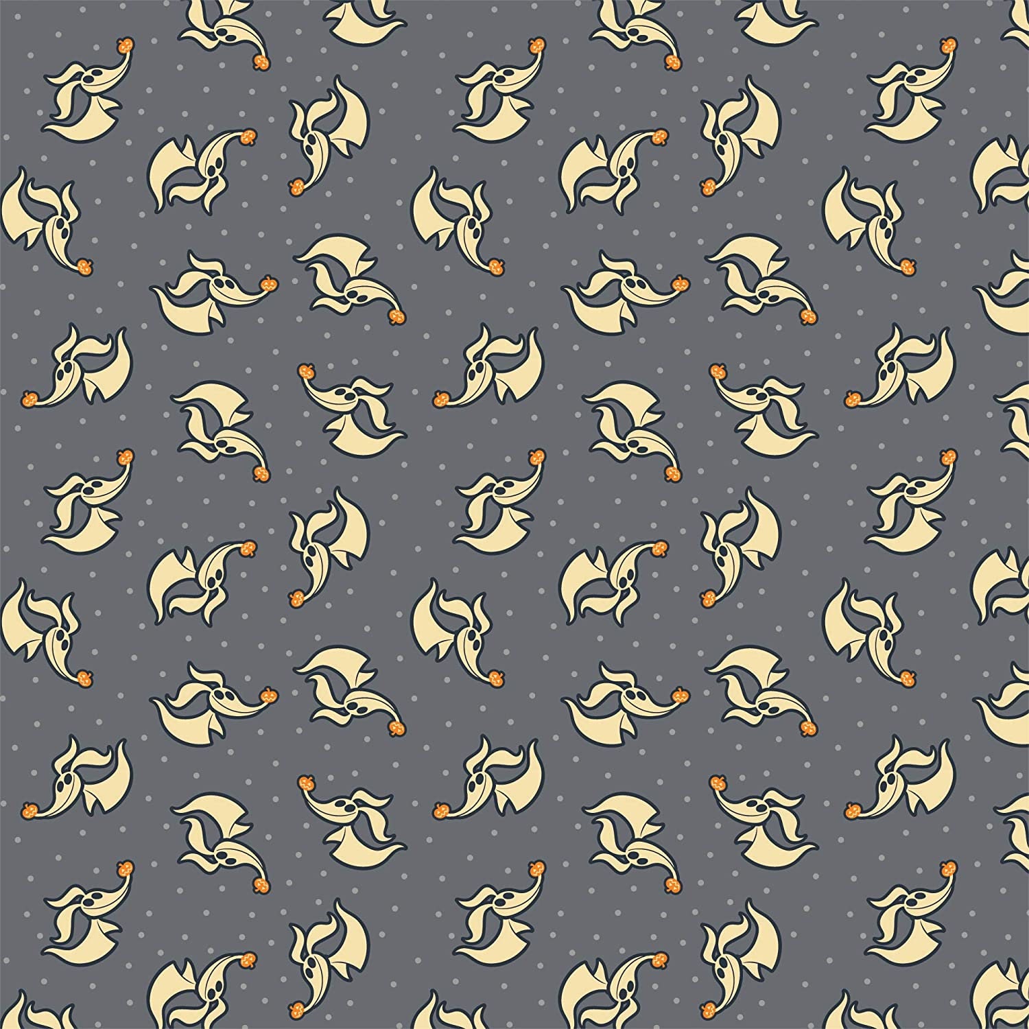 Disney Fabric Camelot Disney Nightmare Before Christmas Master Of Fright Ghost Dog Zero Grey 100 Cotton Fabric By The Yard Ca1061kk