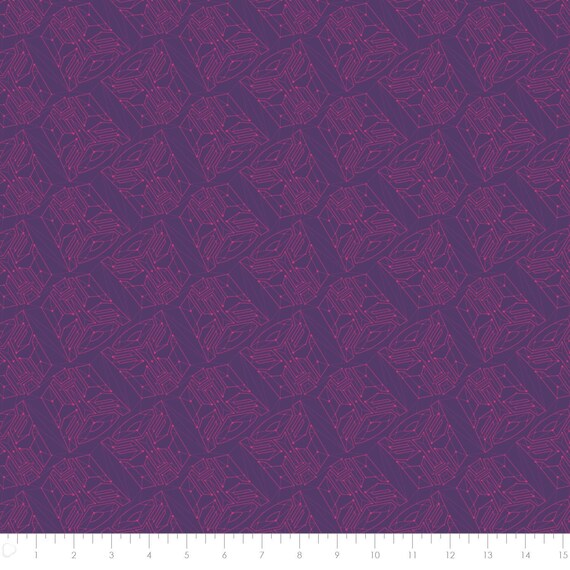 Transformer Fabric: Camelot Transformer Galaxy Character Constellation Purple  100% cotton fabric by the yard (CA921AA)