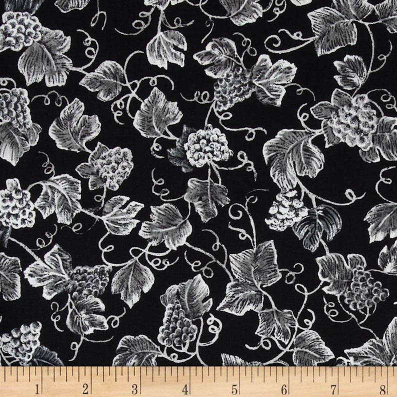Vineyard Wine Fabric Grapes Fabric Robert Kaufman Vineyard Etsy