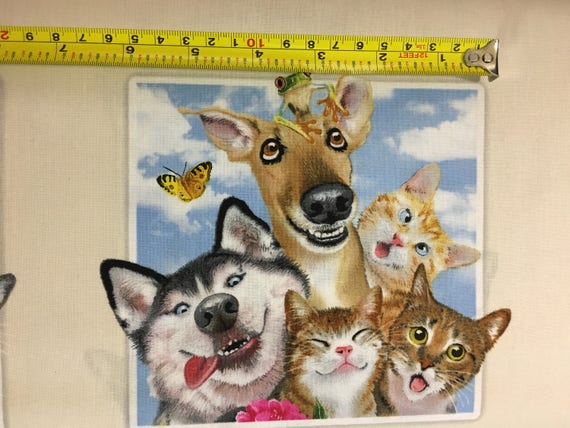 Tissus Loisirs créatifs Chien corgi tissu panneau faire un coussin