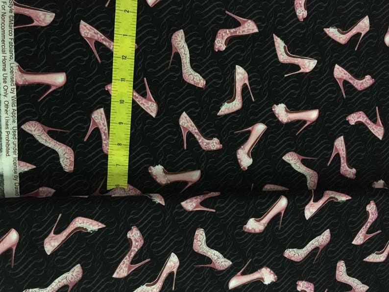 High Heels Fabric Shoes Fabric David Textiles CITY Shoes Etsy