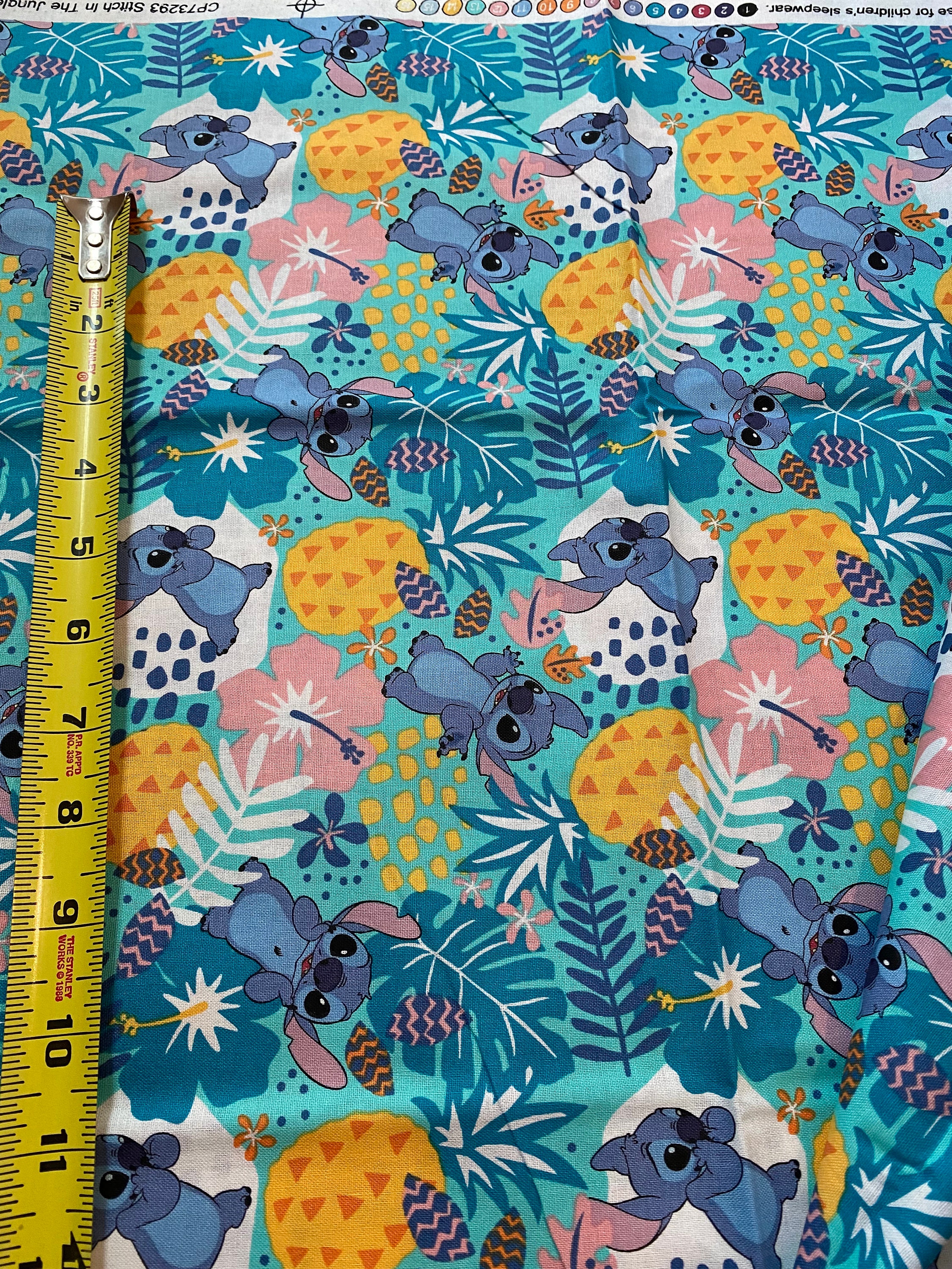 Disney Fabric Lilo And Stitch Fabric Disney Lilo Stitch In Etsy Uk