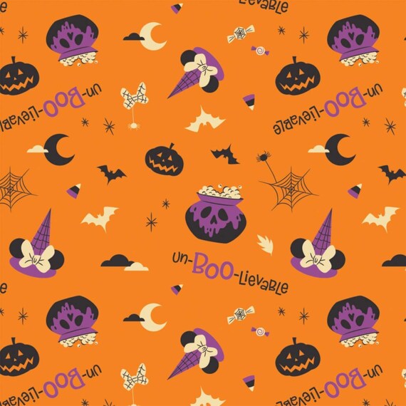 Disney Fabric Disney Halloween Fabric: Camelot Disney  Etsy