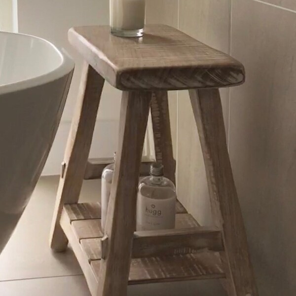 Bathroom Stool - Etsy UK