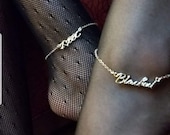 Chaîne De Cheville Hotwife – Argent Tibétain Plaqué – Fétiche – Taille 9 Pouces