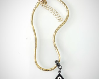 Sexy Queen Of Spades Black/Gold Euro Anklet - Hotwife QOS BRAND