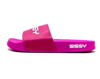 SISSY - Offene Gummi Slide Sandalen