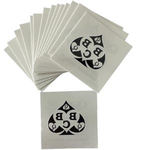 Tribal BBC Queen Of Spades - QOS Temporary Tattoo Hotwife Vixen Black Owned